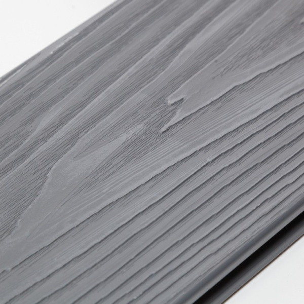 Террасная доска Ecodecking Титан 3D 140х25x4000 Серый